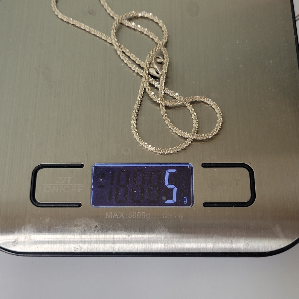 Sterling silver MILOR italy popcorn chain. 😍 18" 3mm